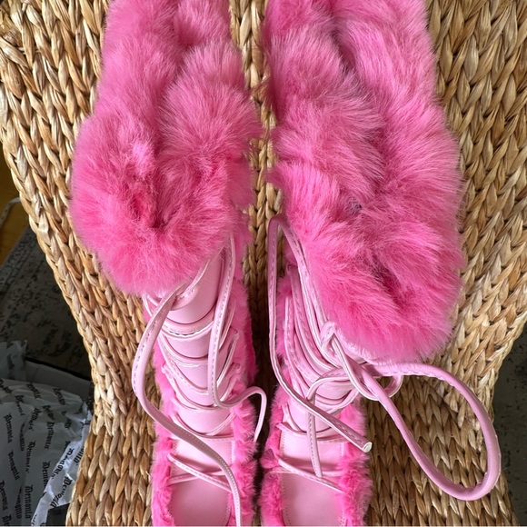 New Demonia x Dolls Kill Pure Vigilance Platform Boots - Picture 8 of 10